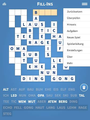 Fill-Ins · Kreuzgitter Worträtsel screenshot 7