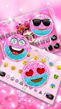 Pink Cute Girl keyboard screenshot 3
