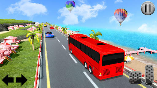 Autobahn Bus Rennen:Bus Spiele screenshot 4