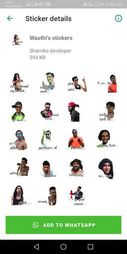 Sinhala Stickers For Whatsapp screenshot 1