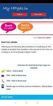 Online LPG GAS Booking Bharatgas Gas HP Indane Gas screenshot 1