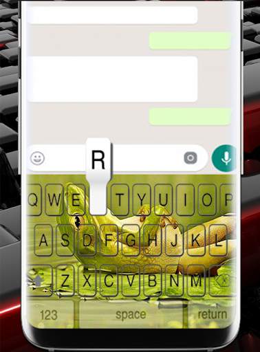 Funny Frog Keyboard Theme screenshot 1