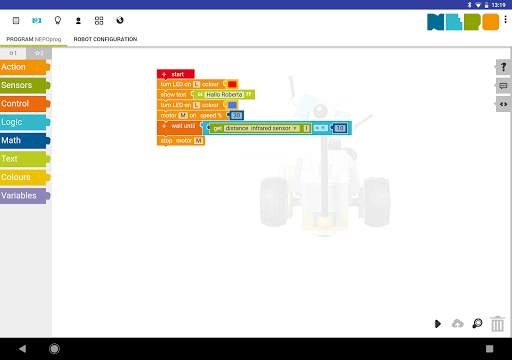Open Roberta Mobile screenshot 5