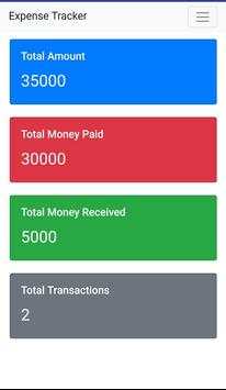 Expense Tracker 3 تصوير الشاشة
