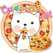 Cute Pizza Cat Keyboard Theme 10001001