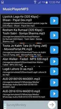 MP3 Downloaded Music Player screenshot 2