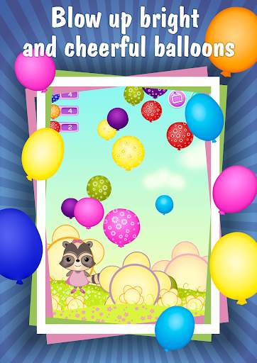 Candy Raccoon: Pop Balloons screenshot 8