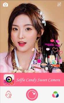 Selfie Candy Sweet Camera screenshot 1