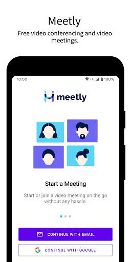 Meetly - Secure Video Meetings screenshot 1