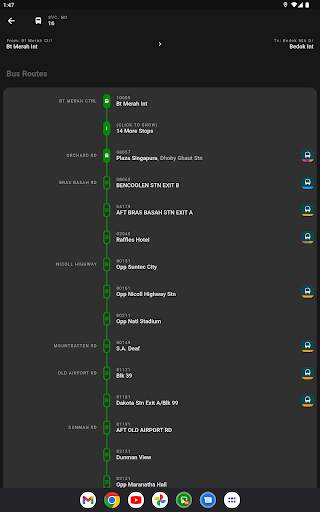 SG Bus Arrival Times screenshot 12