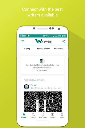 WeWrite - Best Quotes & story writing app screenshot 2