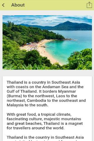 Thailand Travel and Hotel Booking screenshot 2