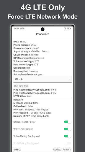 Force 4G LTE - 5G/4G/3G/2G Mode screenshot 3