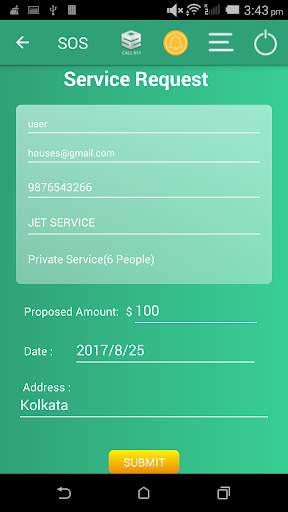 SOS Service APP screenshot 5