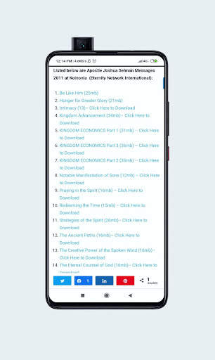 Apostle Joshua Selman Messages & Songs screenshot 2