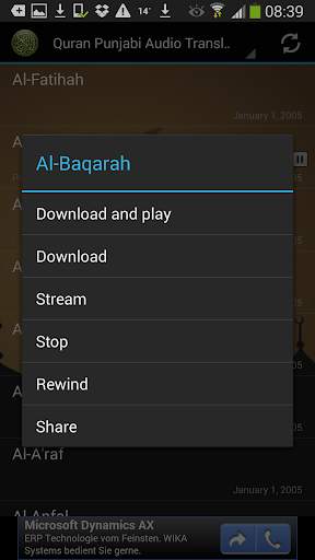 Quran Punjabi Translation screenshot 2