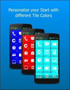 W8 Launcher screenshot 1
