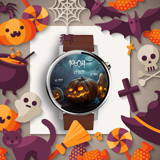 Watch Face - Halloween Spooky screenshot 20