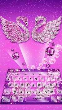 Purple Diamond Swan Keyboard screenshot 2