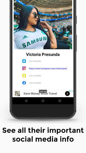 Models finder app - find models and their socials screenshot 3