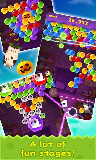 Bubble Cat Worlds Pop Shooter screenshot 3