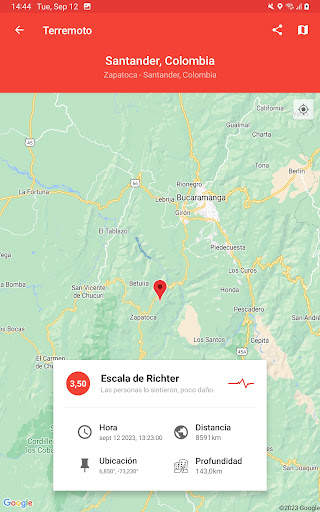Mis Alertas de Terremotos screenshot 5
