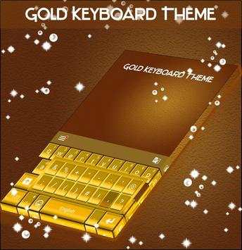 Gold Keyboard Theme screenshot 1