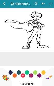 GO Coloring Teen titan screenshot 3