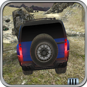 Gry samochodowe na terenie 3d icon