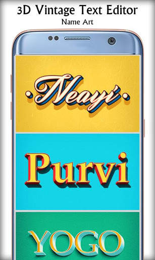 3D Vintage Text Editor - Name Art screenshot 6