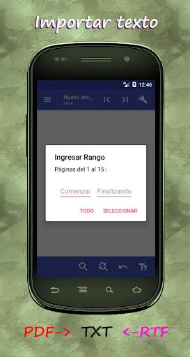 Editor de texto SimpleEditorFree screenshot 5