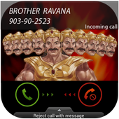 Ravana Calling.... Fake Call icon