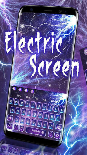 Electric Screen Keyboard Theme screenshot 1