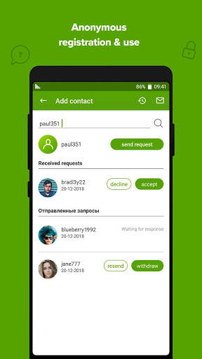 Crypviser Secure Messenger screenshot 5