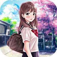 Anime High School Girl Simulator-School Life Games logo