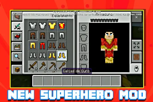 Shazam Superhero in MCPE स्क्रीनशॉट 1