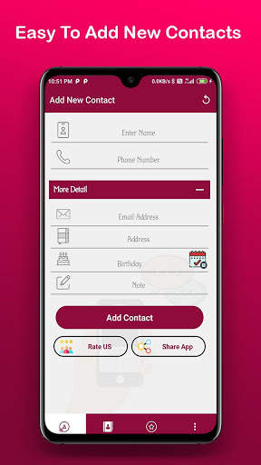 Contacts Manager - Add Contacts , Contacts Backup скриншот 1