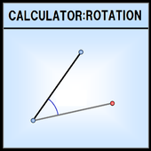 Coordinates calculate Rotation icon