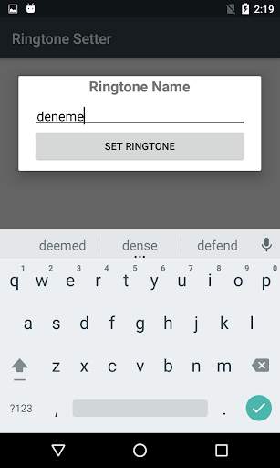Ringtone Setter screenshot 3
