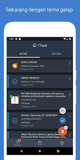 Lacak paket Anda - 1Track screenshot 3