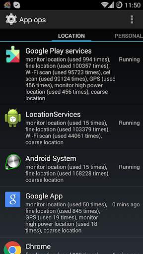 AppOps Launcher screenshot 3
