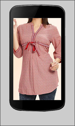 Women Short Kurti Tops Photo screenshot 2