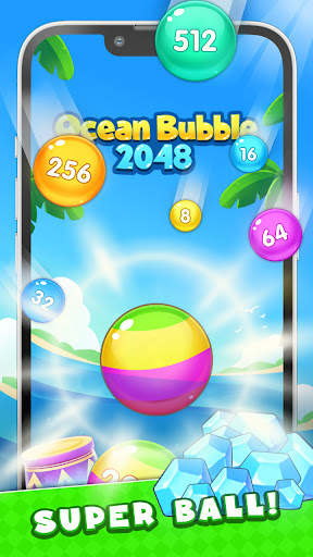 Ocean Bubble 2048 screenshot 1