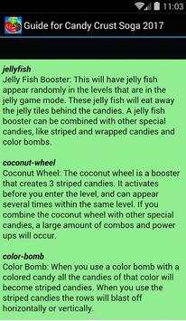 2017 Guide candy crus saga screenshot 2