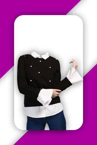 Women Trendy Sweatshirt Suit Photo Editor screenshot 5