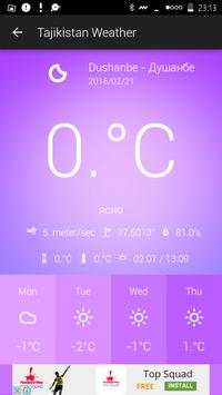 Tajikistan Weather screenshot 3