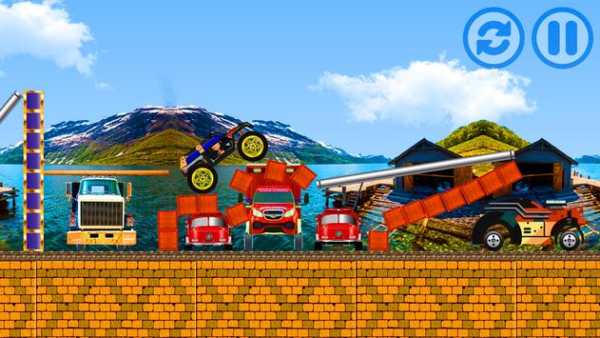racing car monster truck game screenshot 8