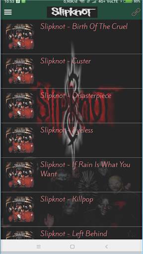 Slipknot All Songs - Mp3 screenshot 2