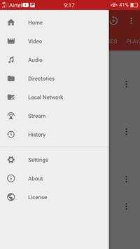 Video and music player screenshot 1