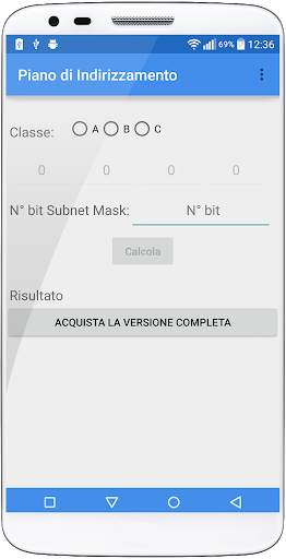 Piano di Indirizzamento (Strumenti di rete) screenshot 1